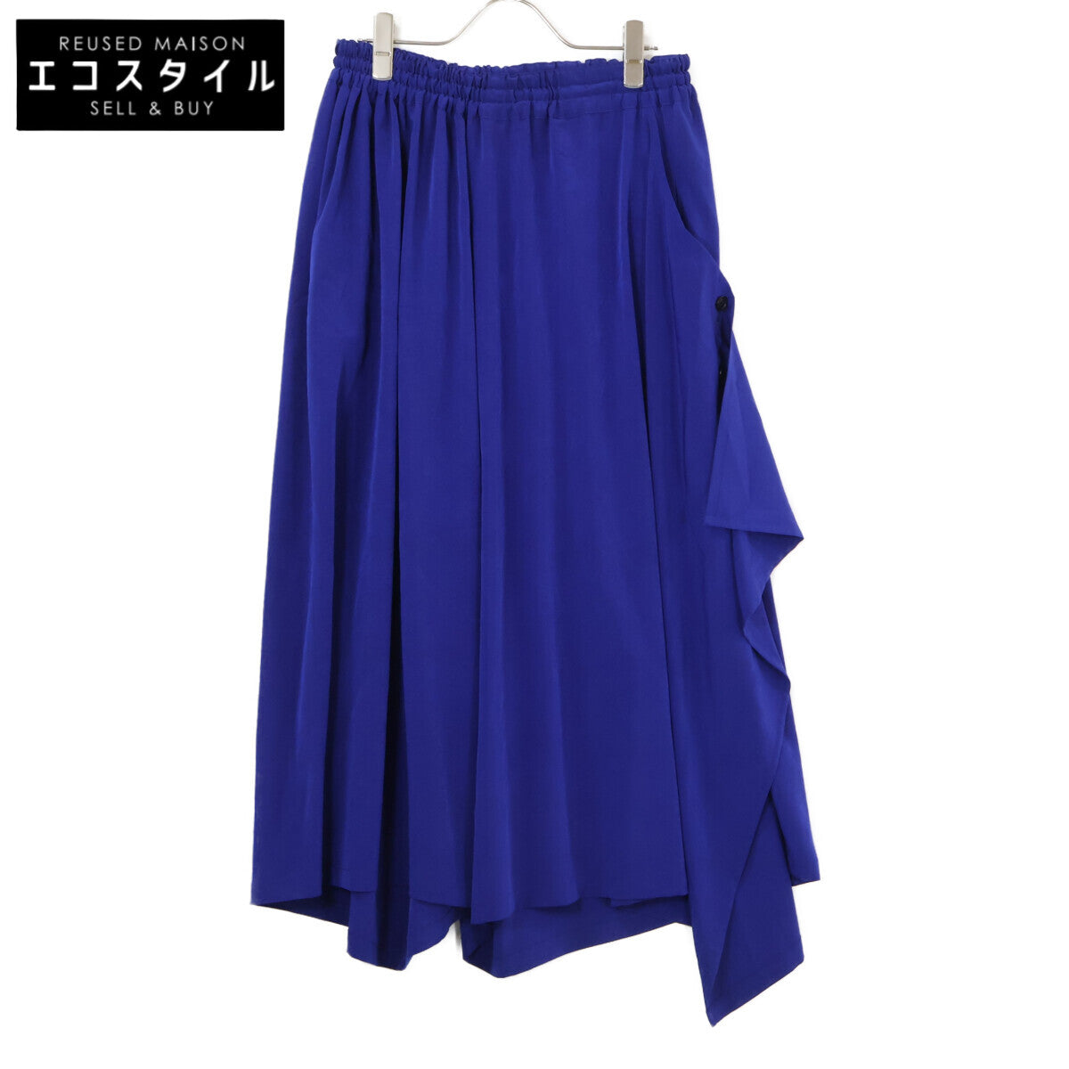 Y's ワイズ 【美品】YT-P02-500 CREPE de CHINE SIDE CLOTH ELASTIC