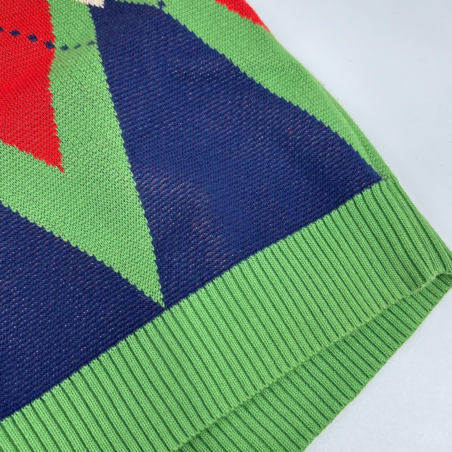 GUCCI グッチ 653841 XKBUQ グリーン 21AW アーガイルニットベスト ベスト