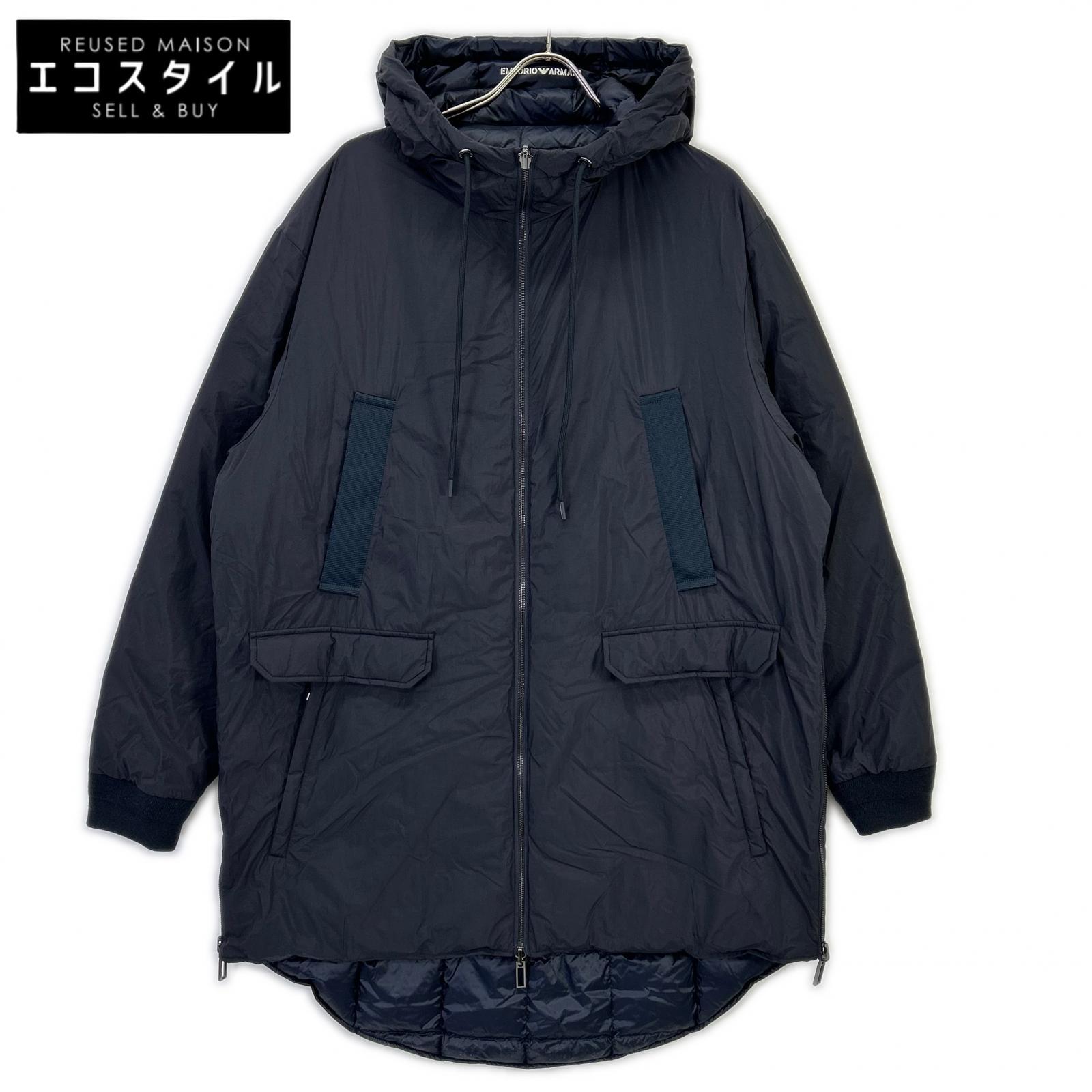EMPORIO ARMANI エンポリオアルマーニ ブラック ネイビー リバーシブル 
