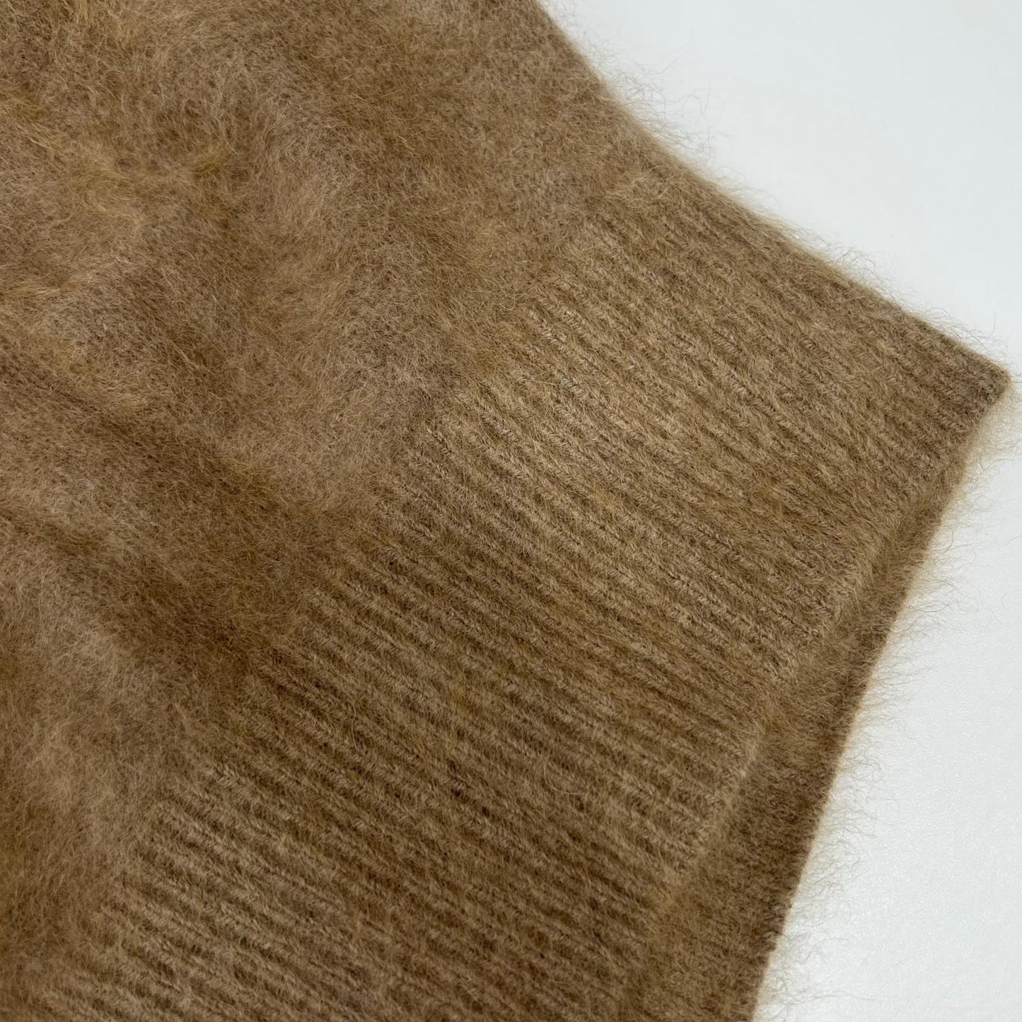 Spick&Span スピック&スパン ブラウン FURKNIT チャイニーズラクーン カーディガン トップス