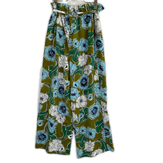 IENA Khaki Retro-Flower Easy Pants Bottoms