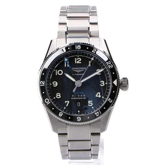 LONGINES ロンジン 美品 L3.812.4.53.6 SPIRIT ZULU TIME 自動巻き 腕時計
