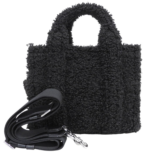 MARC JACOBS マーク ジェイコブス ホザ テディ マイクロ トートバック トートバッグ レディース ブラック H012M06FA21 トートバッグ