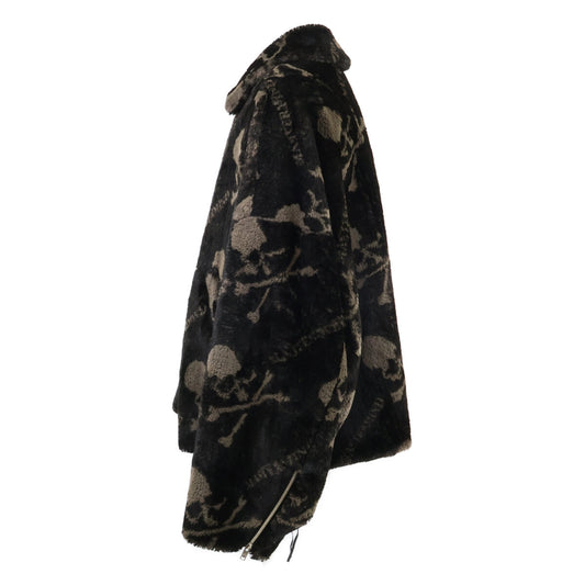 mastermind マスターマインド 【美品】MJ22E09-BL025 FAUX FUR ZIP JACKET スカル ジップアップ ファージャケット ジャケット