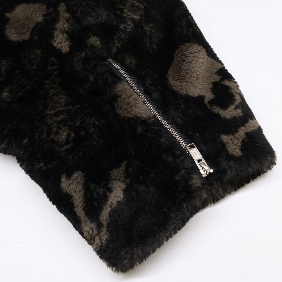 mastermind マスターマインド 【美品】MJ22E09-BL025 FAUX FUR ZIP JACKET スカル ジップアップ ファージャケット ジャケット