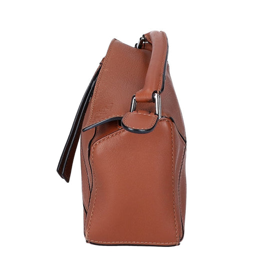 LOEWE ロエベ 21年 322.30.U95 タン レザー パズルショルダーバッグ ミニ ショルダーバッグ