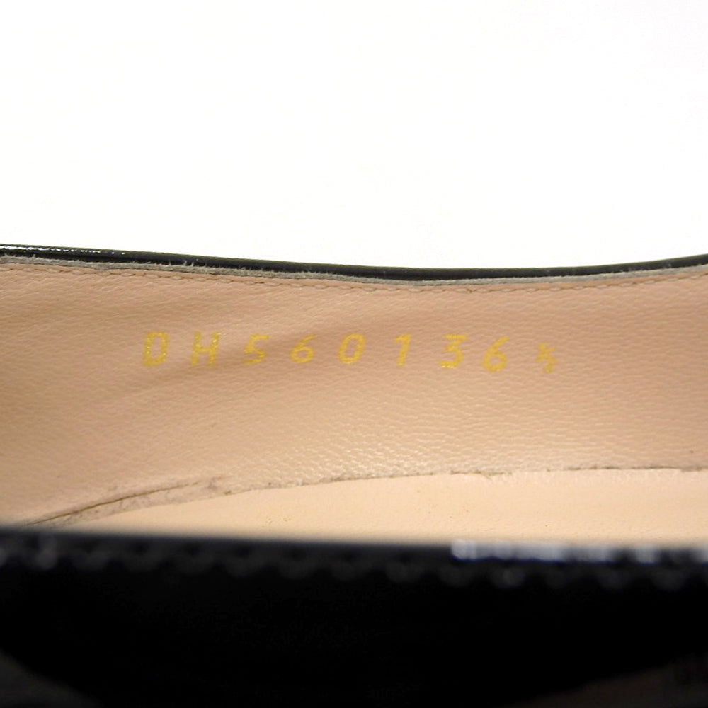 Valentino Garavani Rockstud Pointed-Toe Heeled Pumps Patent Leather Black 36 1/2 Shoes
