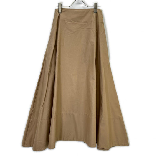 MADISON BLUE マディソンブルー Beige MB171-6018E BACK SATIN MAXI FLARE SKIRT Skirt