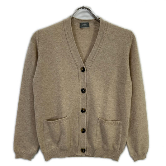 AGNONA アニオナ HC036 ベージュ カシミヤ100 半袖ニット アンサンブル トップス