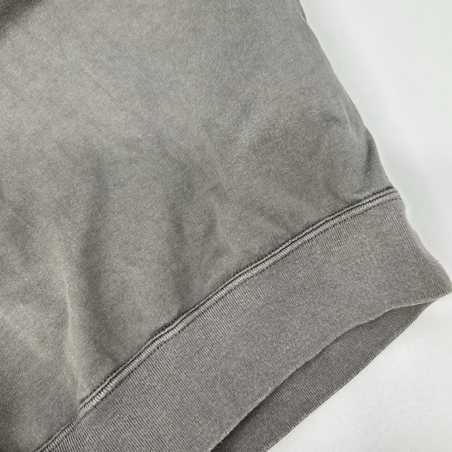 Graphpaper グラフペーパー GU243-70235 グレー Cotton Light Terry Crew Neck トップス