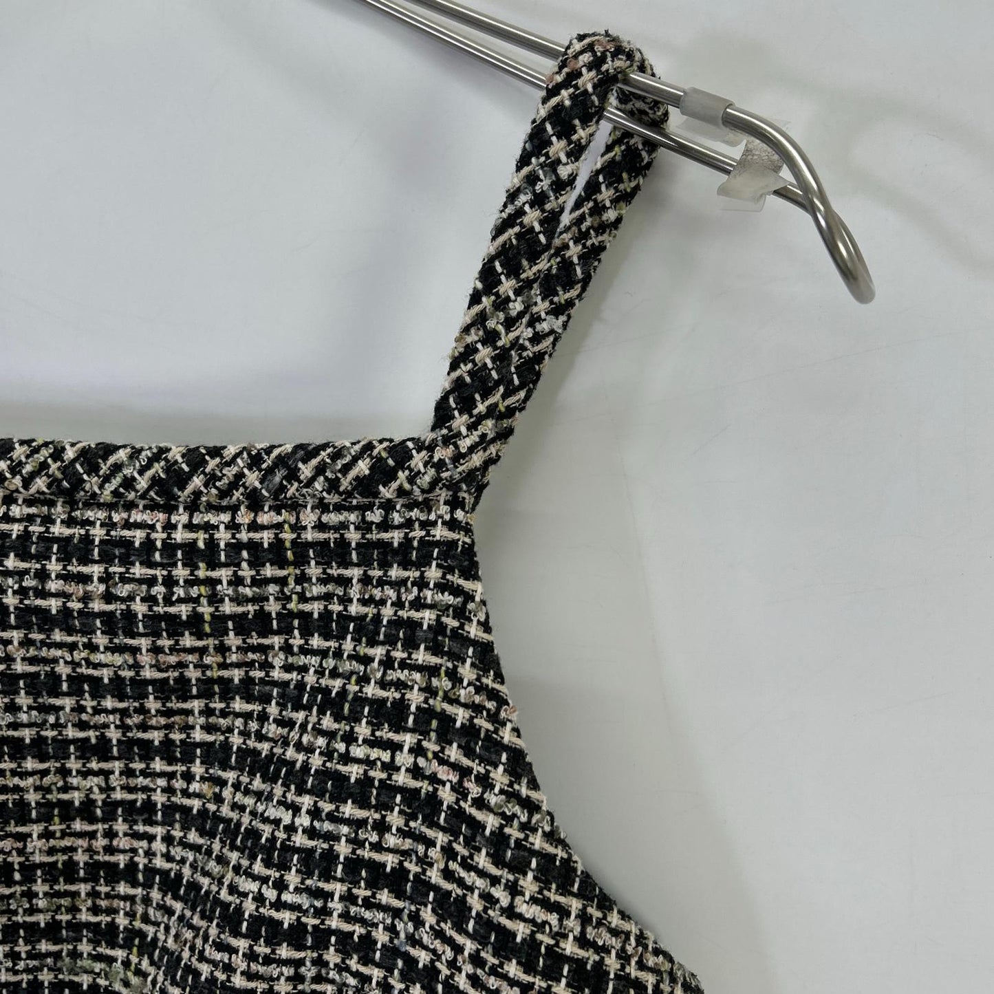Theory セオリー 01-5405202 26SS ブラック Stripe Tweed Stripe Mini Dress ワンピース