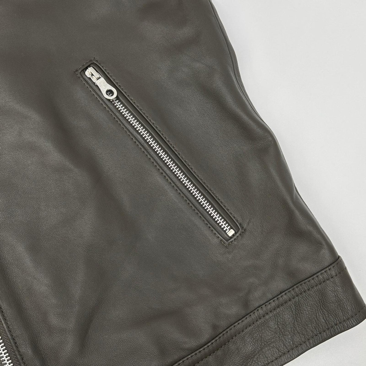 UnionStation ユニオンステーション M0854LJM001 ブラウン シープナッパシングルライダースジャケット ジャケット