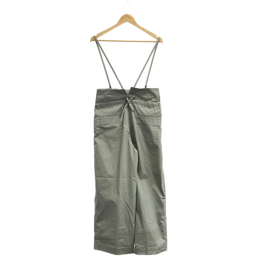 DRAWER ドゥロワー 24SS グレー サロペット ワイドパンツ ボトムス