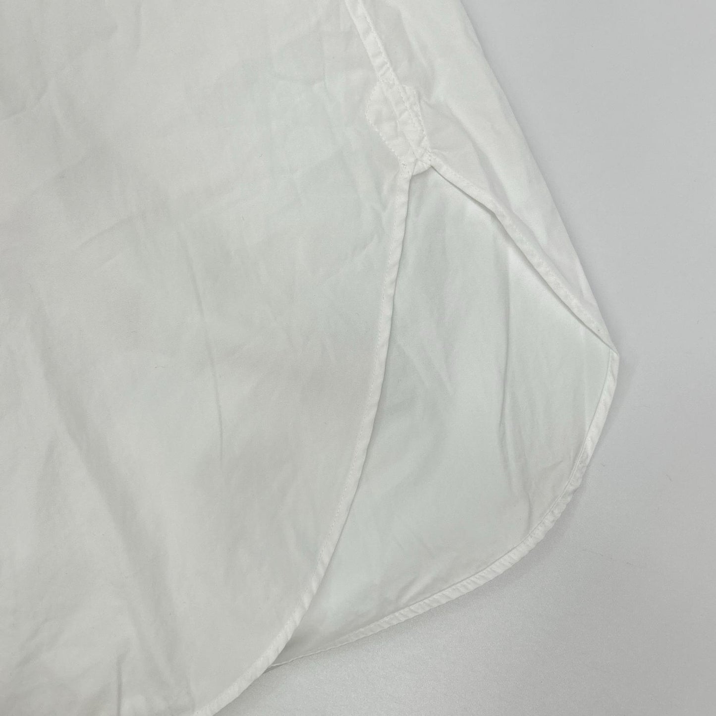 DRAWER ドゥロワー white cotton voluminous blouse shirt tops