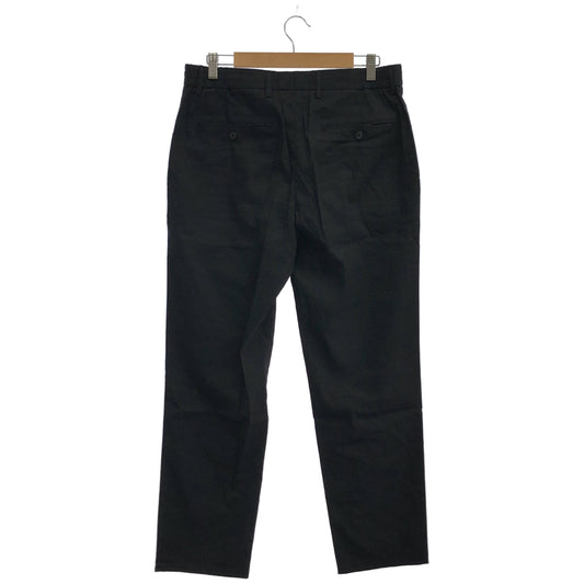 Theory セオリー 26SS 02-6106010 ブラック ストレッチリネンセミテーパードパンツ ボトムス