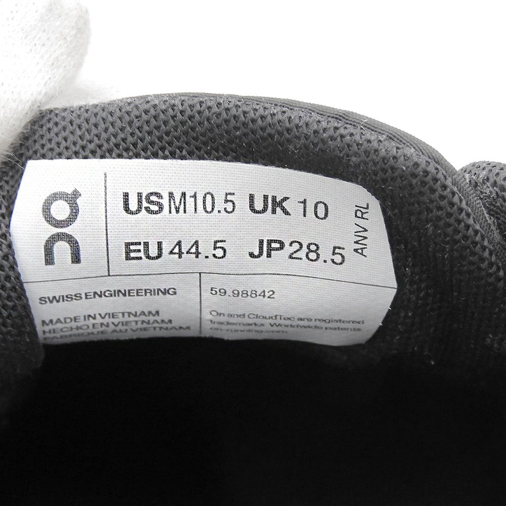 ON Cloud 5 Waterproof Sneakers for Men Black 28.5cm 59.98842 Shoes
