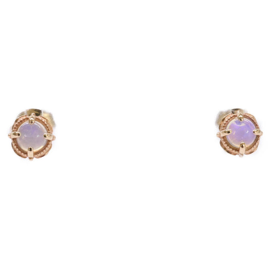 agete アガット 【美品】10103112071 K10オパールピアス ピアス