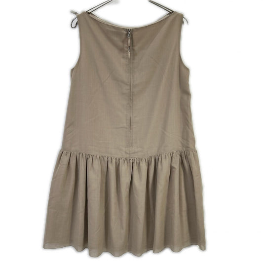 FOXEY NEW YORK フォクシーニューヨーク 39443 ベージュ レース ノースリーブ ワンピース ワンピース