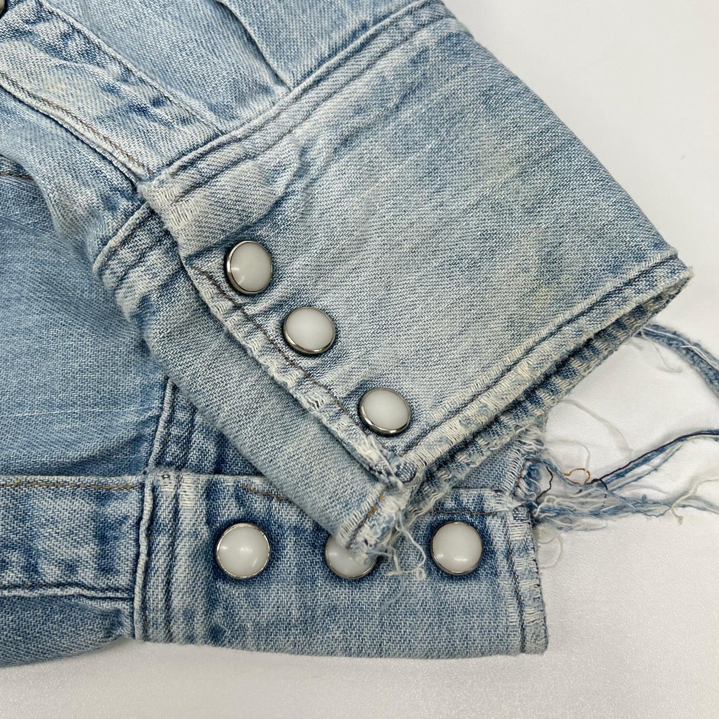 Wrangler ラングラー ブルー 60s-70s デニムウエスタンシャツ トップス