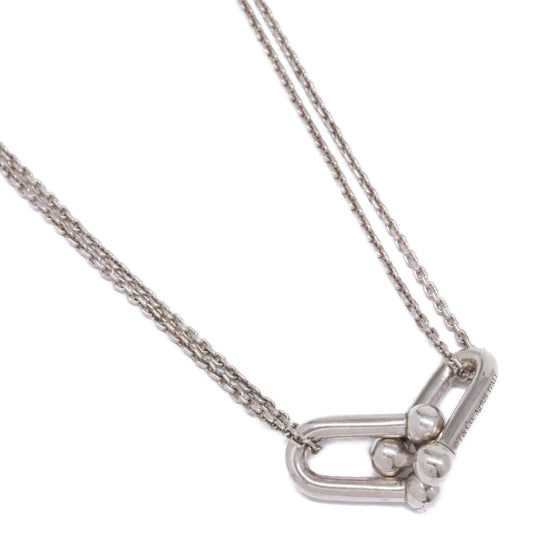 TIFFANY&Co. ティファニー Ag925 ハードウェア ダブルリンク ネックレス