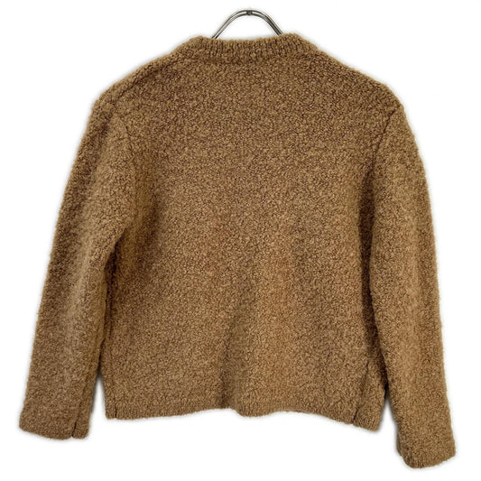 Letroyes ルトロワ ベージュ ボア ニット カーディガン トップス