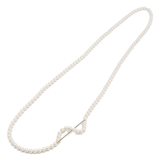 januka ヤヌカ 【美品】ATTACHMENT NECKLACE WITH PARTS BAR アタッチメント ロング パール ネックレス