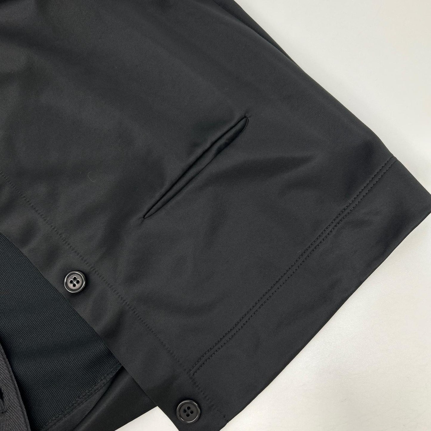 PRADA プラダ 34384 ブラック 10年 JERSEY RASO エルボーパッチ カーディガン トップス