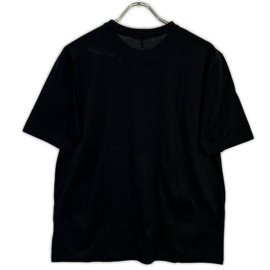 HERMES エルメス ブラック マルジェラ期 コットン 無地Tシャツ トップス