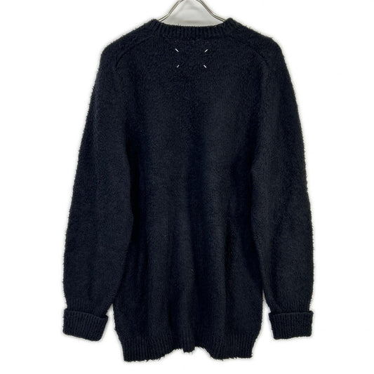 Maison margiela メゾンマルジェラ 22年 SI0GP0001 ブラック パイルセーター トップス