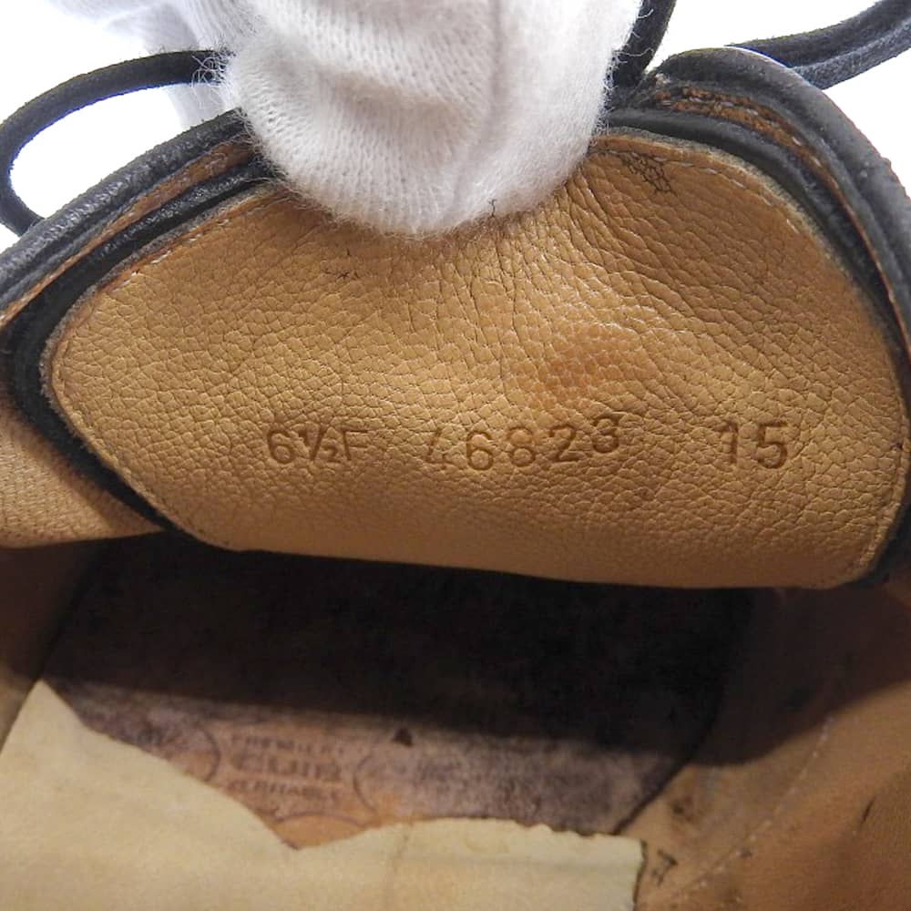 Paraboot パラブーツ 美品 CHAMBORD SUEDE スエード シューズ メンズ ブラック 6 1/2F シューズ