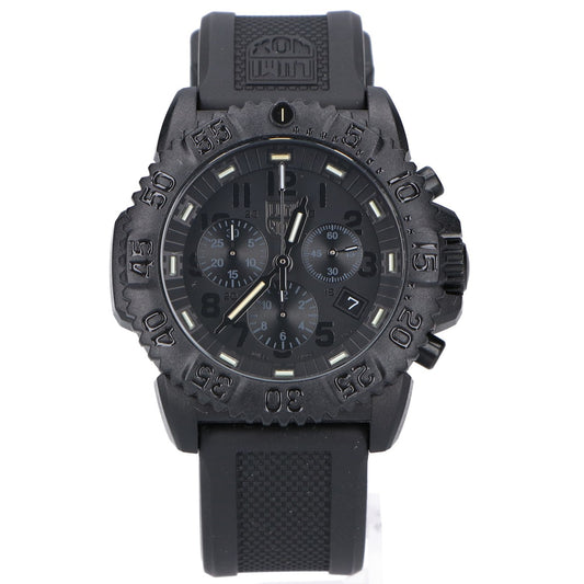 LUMINOX ルミノックス 【美品】3080SERIES NAVY SEAL COLORMARK CHRONOGRAPH クロノグラフ クオーツ 腕時計