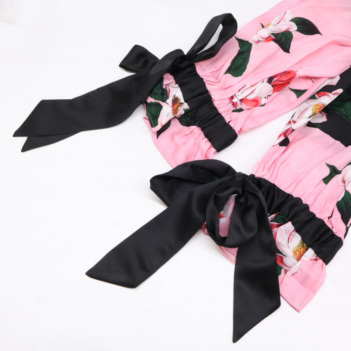 alice+olivia アリスオリビア 【美品】フラワー総柄 シャーリングスリーブ 長袖ブラウス トップス