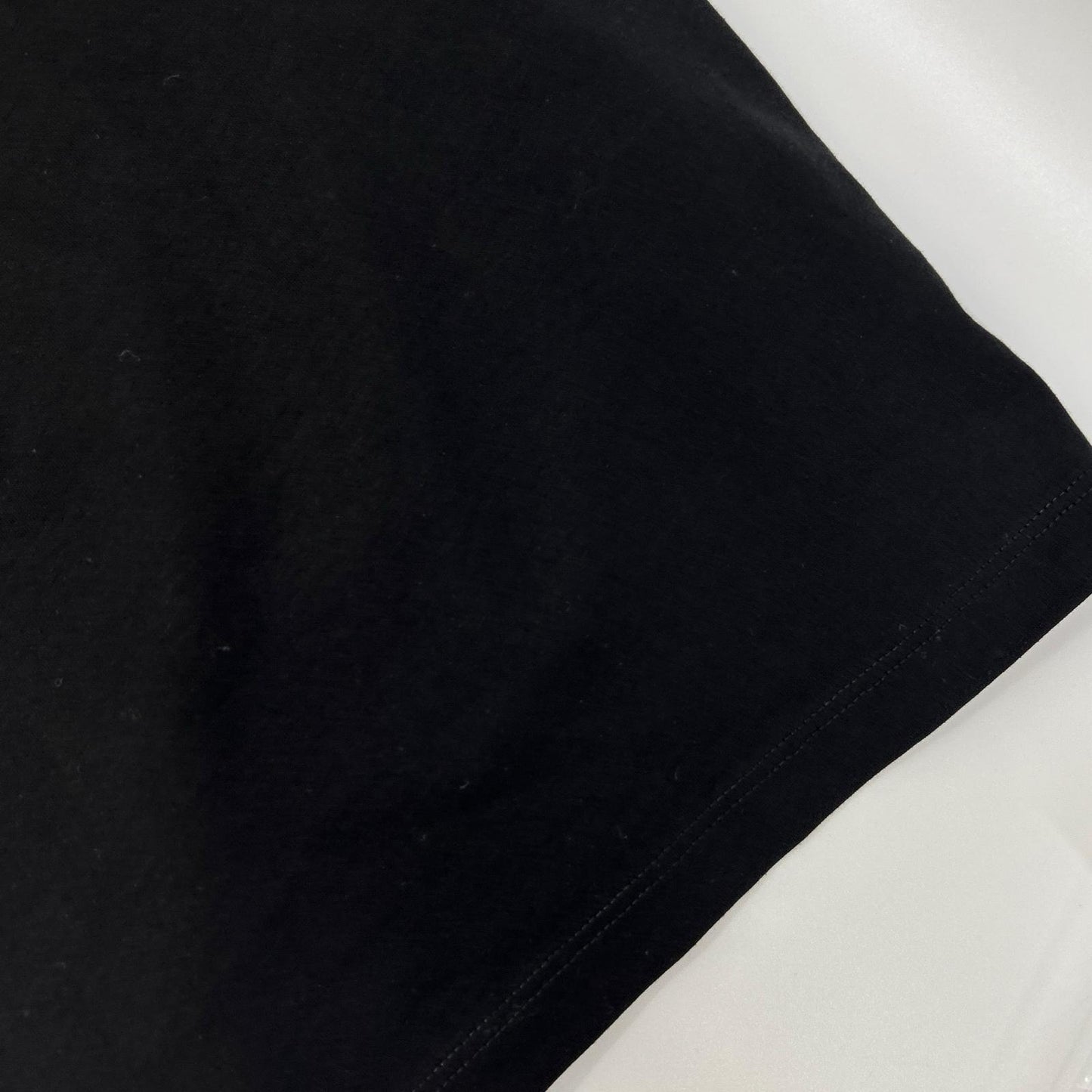 BOSS ボス 50548744 black mercerized cotton T-shirt tops