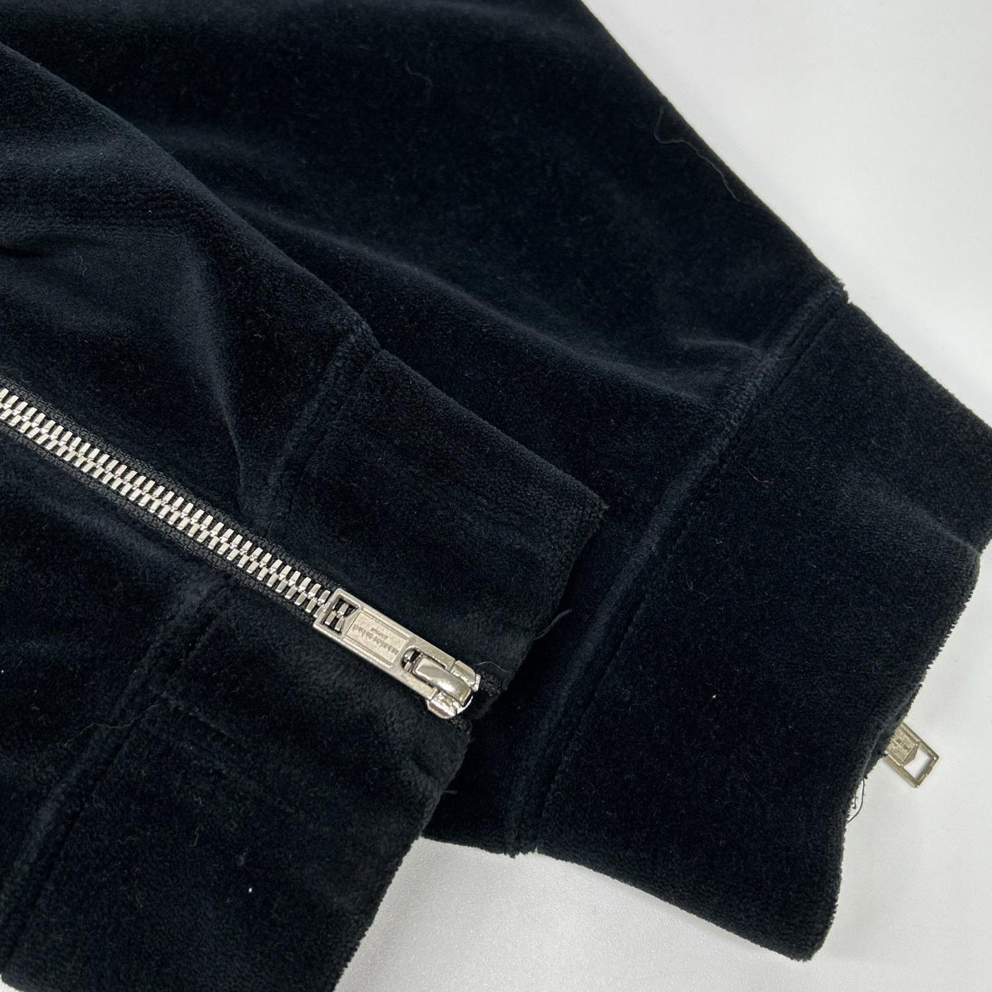 mastermind 22SS MW22S09-BL048-006 black velour hoodie sweatshirt top