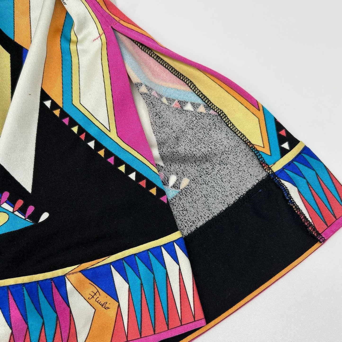 EMILIO PUCCI エミリオプッチ マルチカラー 幾何学模様 ワンピース ワンピース