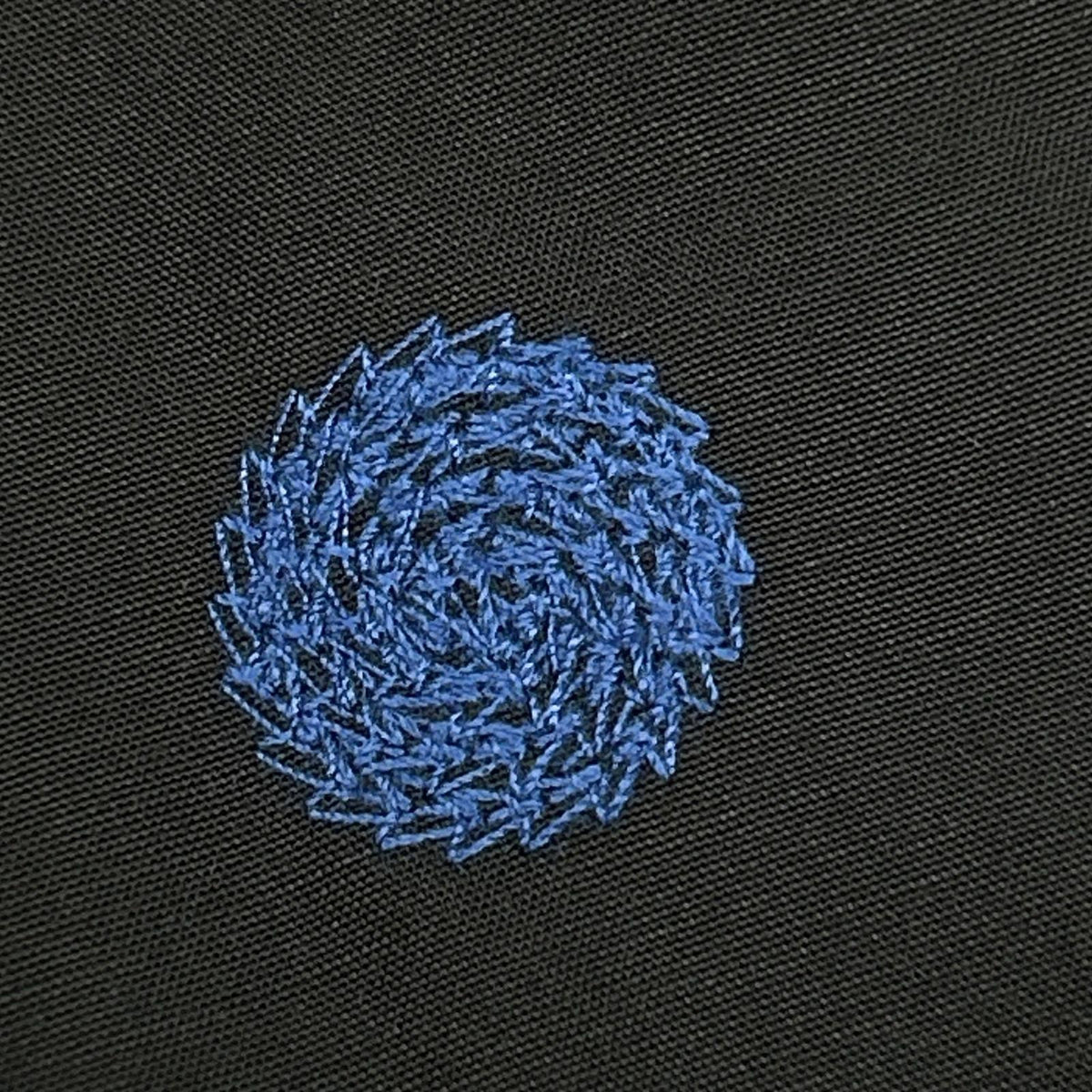 nop de nod ノップドゥノッド 225-504-4141 ブラック ブルー刺繍 長袖ワンピース ワンピース