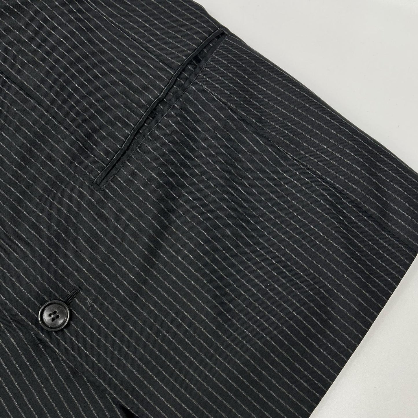 Dior HOMME ディオールオム 123C722A1787 ブラック ウール ピンストライプ テーラードジャケット ジャケット