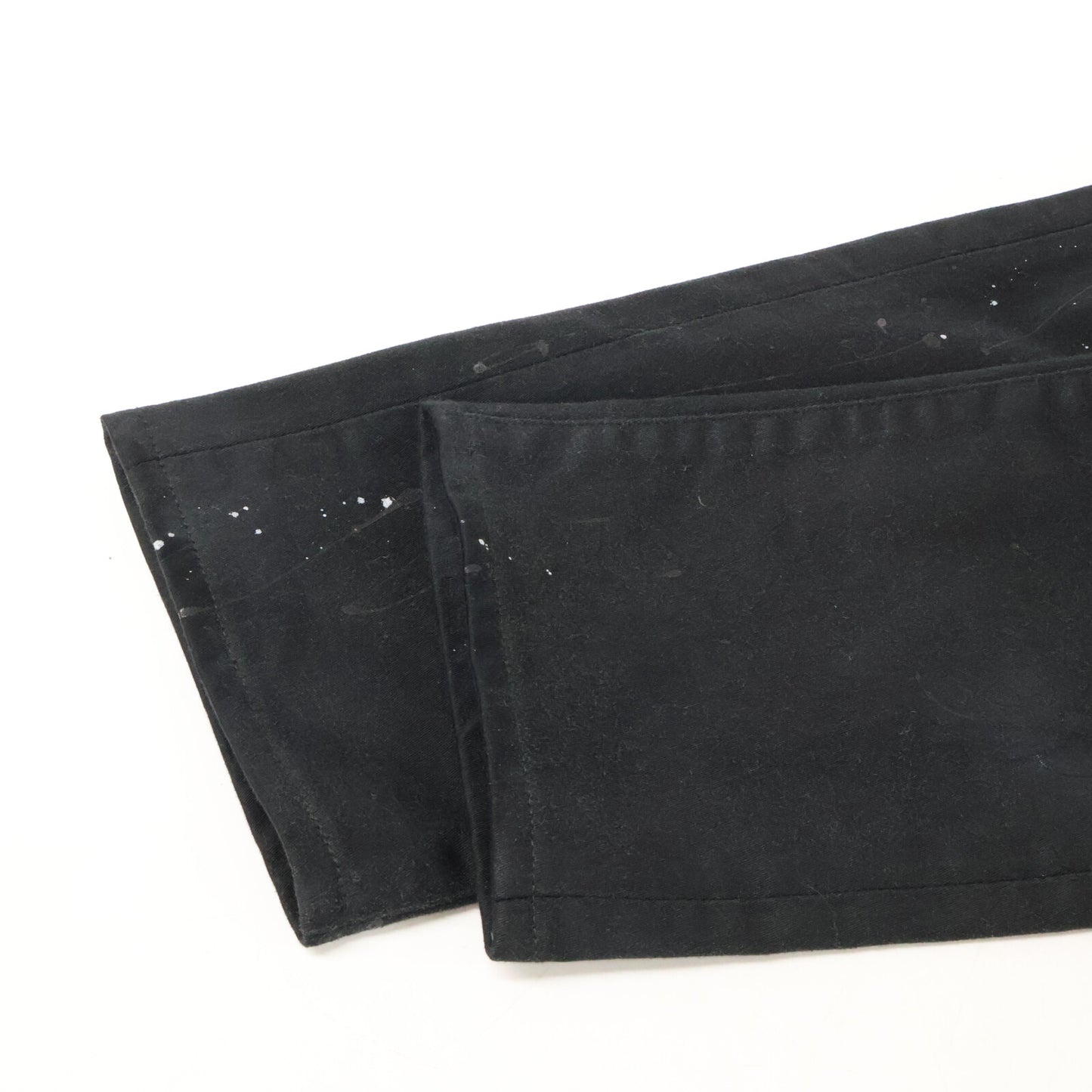 Dior HOMME ディオールオム 【国内正規】クリス期 003D002TY061 ペイント加工 ボタンフライ スリム ストレートパンツ ボトムス