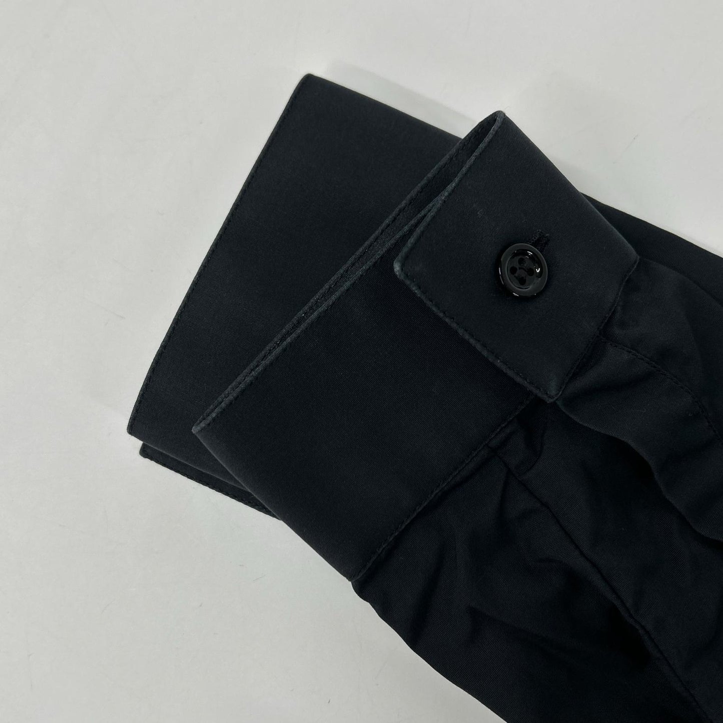Dior HOMME ディオールオム 163C505A1581 ダークネイビー スタンドカラー コットンブロード ドレス シャツ トップス