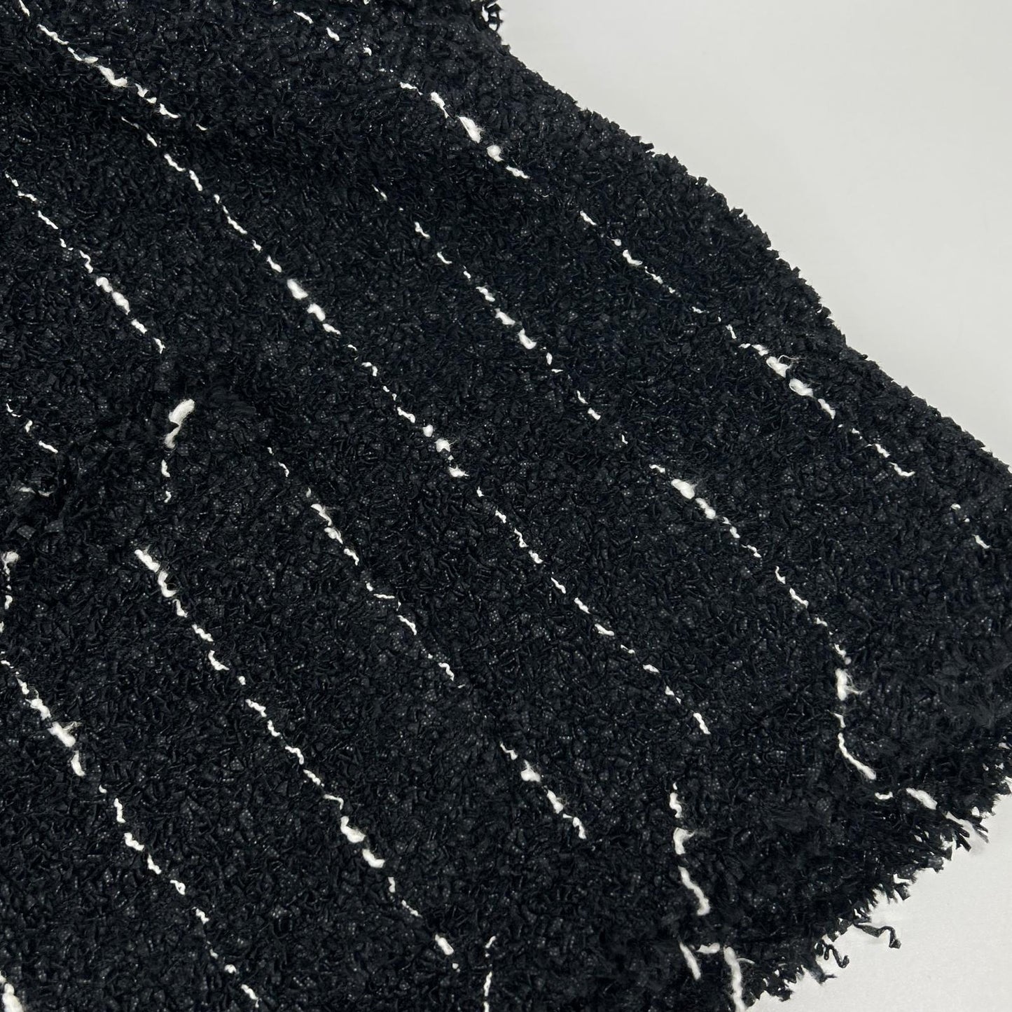 sacai サカイ 25年 25-07663 ブラック ナイロンコットン ツイード ベスト ジャケット ジャケット