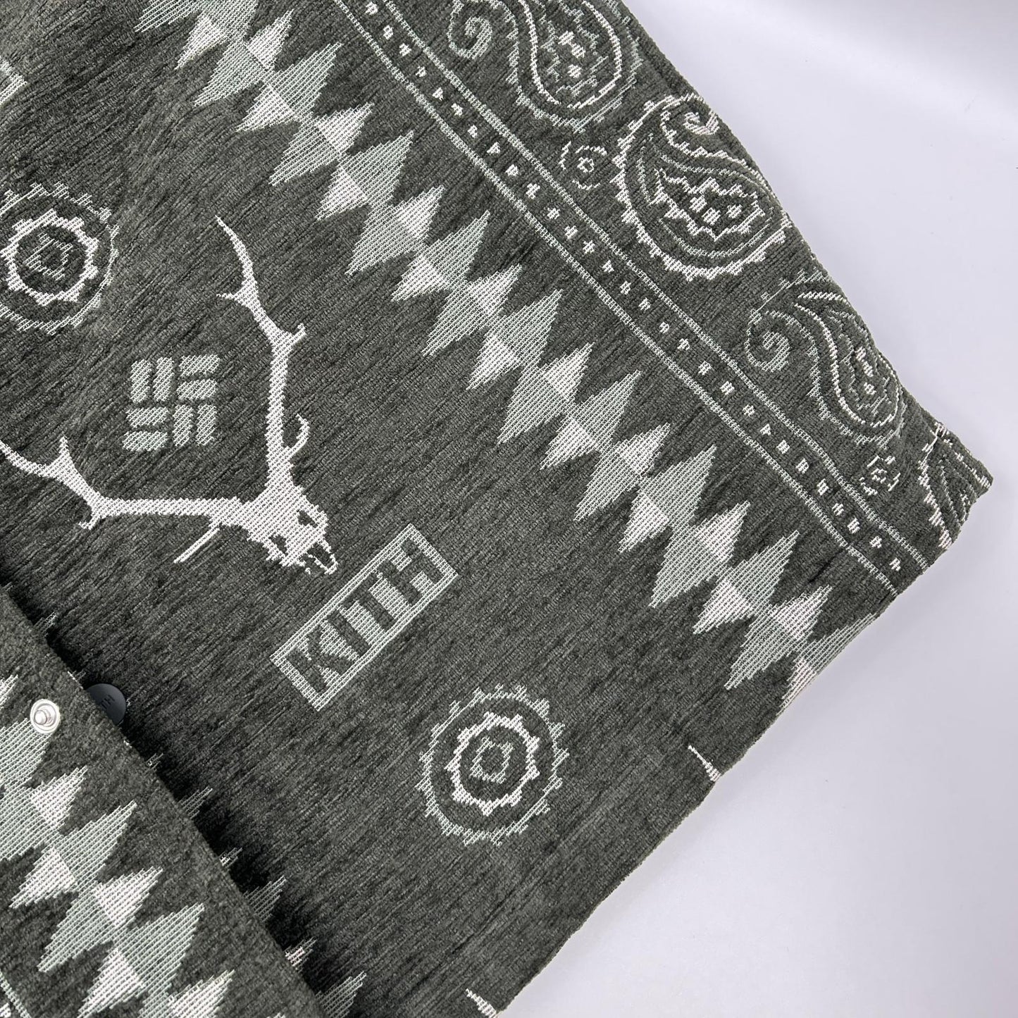 KITH キス Columbia×South2 West8 カーキ Tapester コーチジャケット ジャケット