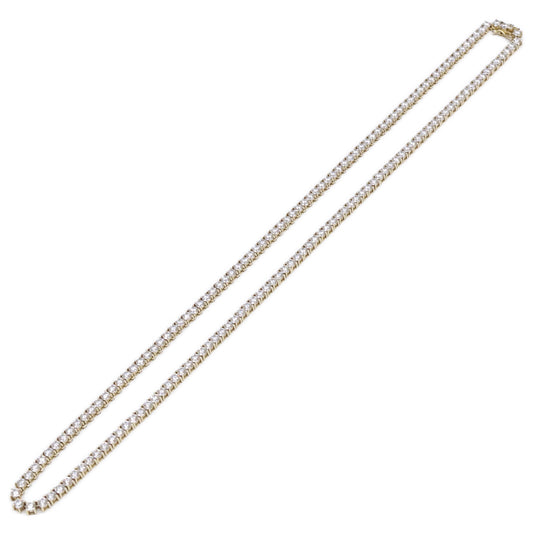 Glitter グリッター K10刻印 石付き ネックレス ネックレス