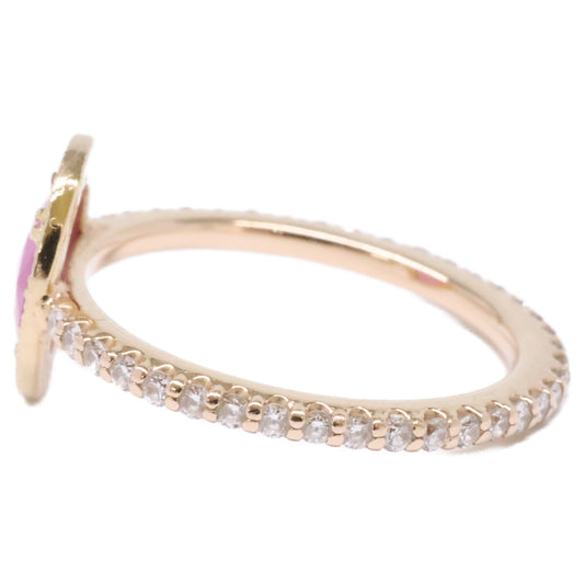 PonteVecchio ポンテヴェキオ K18 D0.86ct 0.40ct ダイヤ&ルビー リング 指輪