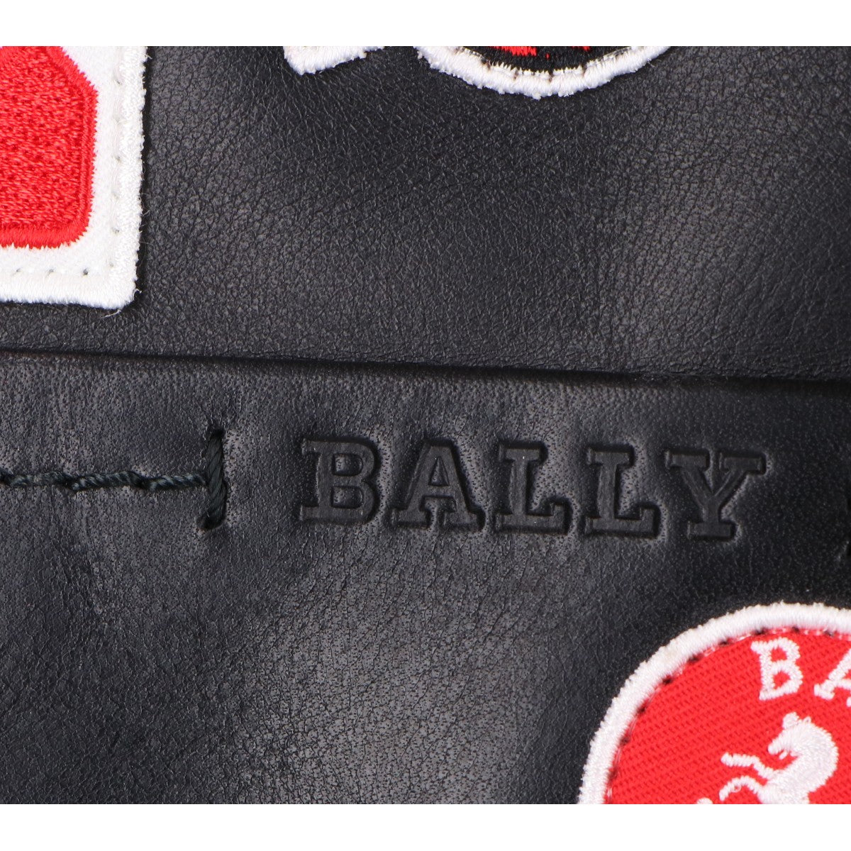 BALLY バリー 【美品】レザー ワッペン付 ショルダーバッグ