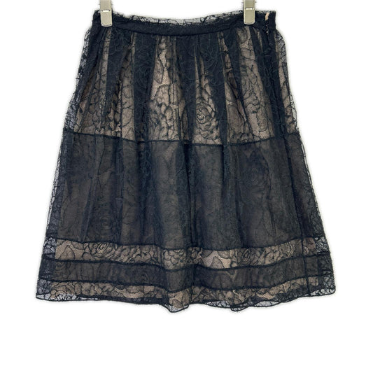 Christian Dior クリスチャンディオール 1C21318A1815 ブラック コットン レース スカート スカート