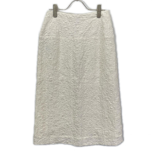 JILSANDER ジルサンダー ホワイト 24SS J02MA0174 J20138 ジャガード ジップスカート スカート