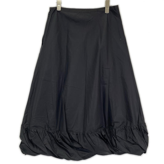 PRUNE GOLD SCHMIDT black PGSS25SKI004 cotton RUFFLES MID SKIRT skirt