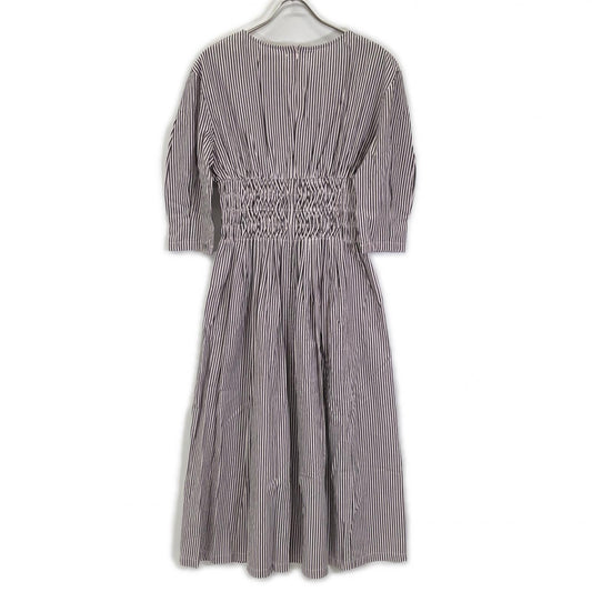 ne quittez pas 010451GF1 pink Cotton Poplin Wave Tuck Dress dress