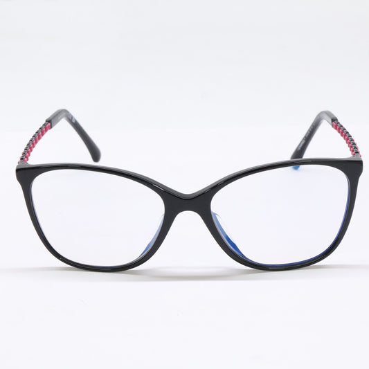 CHANEL シャネル 3408-S-A c.1711/SB ブルーライトカット スクエアシェイプ アイウェア 眼鏡