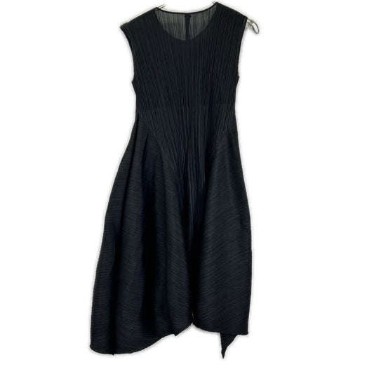 PLEATS PLEASE プリーツプリーズ ブラック PP73-JH613 ノースリーブ ワンピース ワンピース